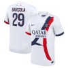 Original Fußballtrikot Paris Saint-Germain Bradley Barcola 29 Auswärtstrikot 2024-25 Für Herren